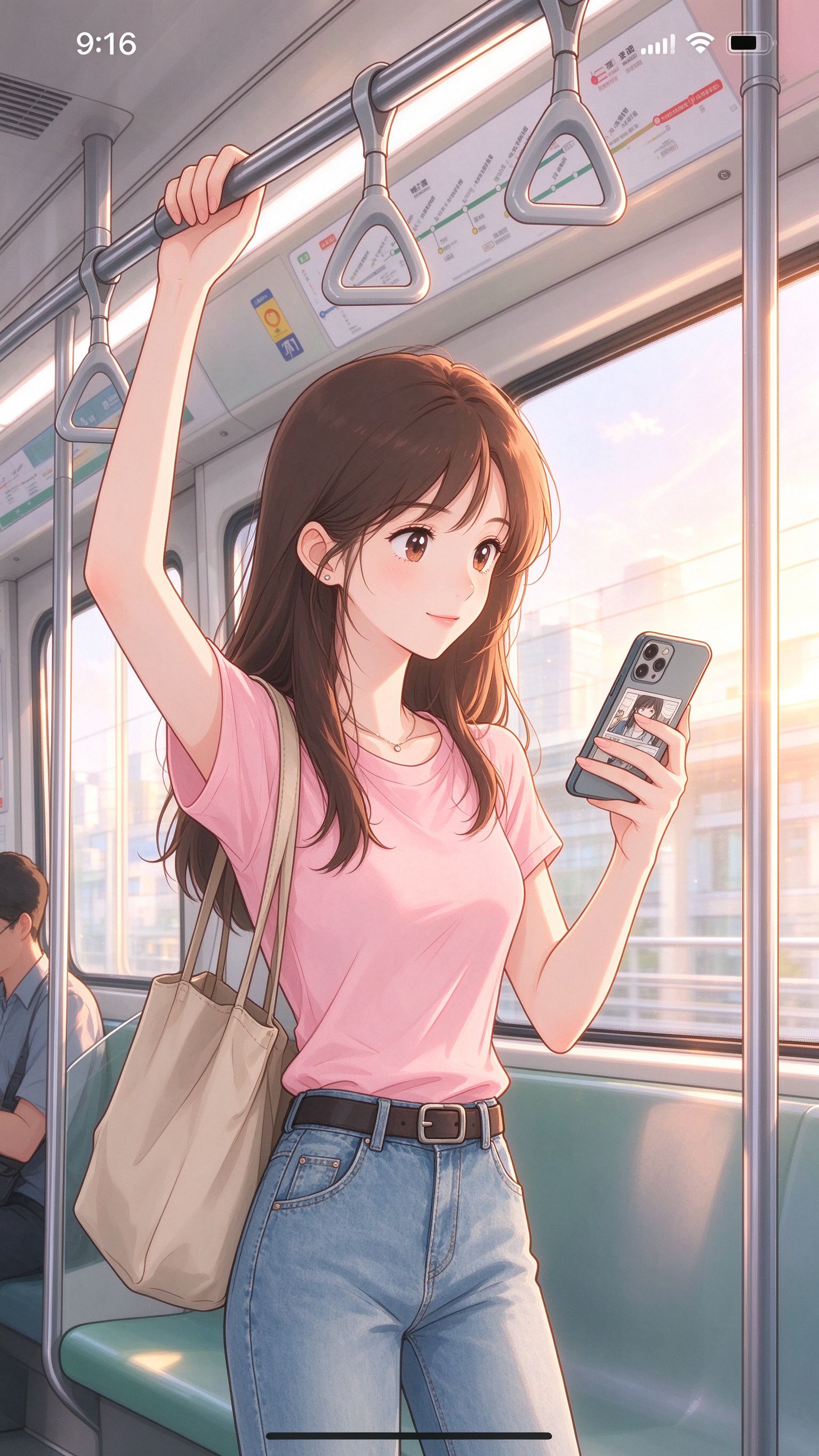 ehviewer通勤追更场景示意